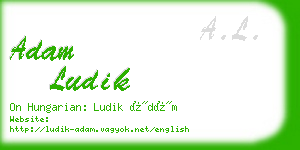 adam ludik business card